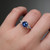 S819-FLORA-WG-NVST3718 - Ring on Hand