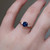 S815-LYDIA-RG-NVST3719 - Ring on Hand