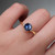 S812-SARAH-YG-NVST3757 - Ring on Hand
