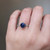 S809-CHLOE-YG-NVST3758 - Ring on Hand