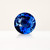4.00 ct Round Blue Sapphire - Nolan and Vada