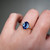 S817-CLARA-RG-NVST3399 - Ring on Hand