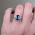 S823-FLEUR-WG-NVST3399 - Ring on Hand