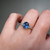 S817-CLARA-WG-NVST3398 - Ring on Hand