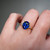 S817-CLARA-YG-NVST3395 - Ring on Hand
