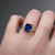 S824-ZARA-YG-NVST3401 - Ring on Hand