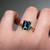 S814-TRINITY-YG-NVST3373 - Ring on Hand