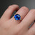S819-FLORA-YG-NVST3378 - Ring on Hand