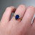 S818-IRIS-YG-NVST3439 - Ring on Hand