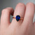 S826-CELINE-RG-NVST3439 - Ring on Hand
