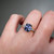 S817-CLARA-WG-NVST3441 - Ring on Hand