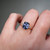 S817-CLARA-RG-NVST3441 - Ring on Hand