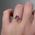 S804-VICTORIA-YG-NVST3446 - Ring on Hand