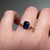 S814-TRINITY-RG-NVST3470 - Ring on Hand