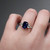 S824-ZARA-WG-NVST3470 - Ring on Hand