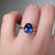 S801-LEAH-YG-NVST3610 - Ring on Hand