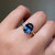 S811-FAYE-YG-NVST3611 - Ring on Hand