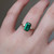 S815-LYDIA-RG-NVSTE3645 - Ring on Hand
