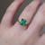 S815-LYDIA-YG-NVSTE3646 - Ring on Hand