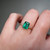 S817-CLARA-RG-NVSTE3646 - Ring on Hand