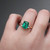 S824-ZARA-RG-NVSTE3646 - Ring on Hand