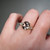 S817-CLARA-YG-NVST3741 - Ring on Hand