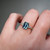 S817-CLARA-WG-NVST3833 - Ring on Hand