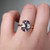 S801-LEAH-RG-NVST3828 - Ring on Hand