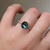 S807-SERENITY-YG-NVST3857 - Ring on Hand