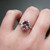 S832-ALEXANDRA-RG-NVSTL3789 - Ring on Hand