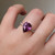 S807-SERENITY-RG-NVST3824 - Ring on Hand
