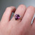 S818-IRIS-RG-NVST3824 - Ring on Hand