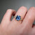 S817-CLARA-YG-NVST3830 - Ring on Hand
