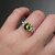 S819-FLORA-RG-NVST3877 - Ring on Hand