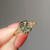 Custom 2.87ct Green Lab Spinel Fantasy Cut Filigree Ring