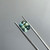 2.61 ct Emerald Teal Sapphire - Nolan and Vada