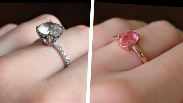 Low vs High Set Sapphire Engagement Rings