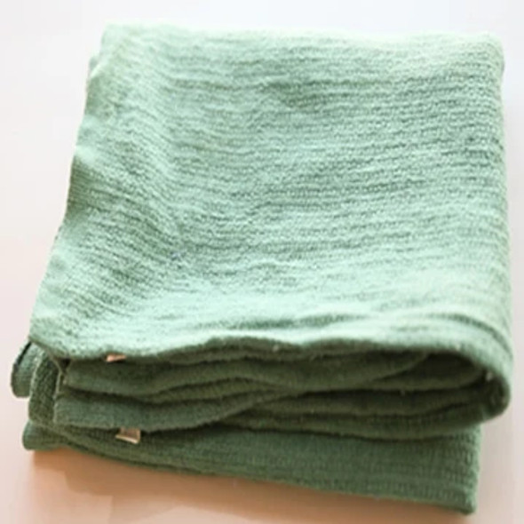 Reclaimed Green Huck Towels (5 towels)