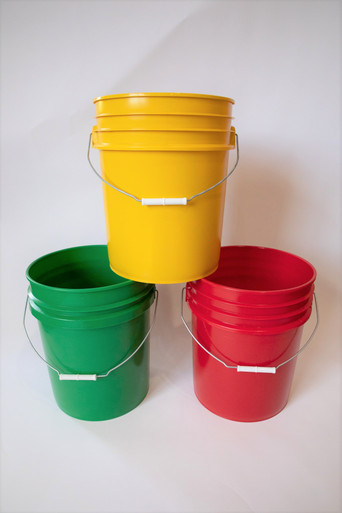 5 Gallon Bucket Blue, Buckets & Hip Buckets, Window Cleaning Supplies &  Tools