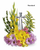 Crystal Cross Bouquet