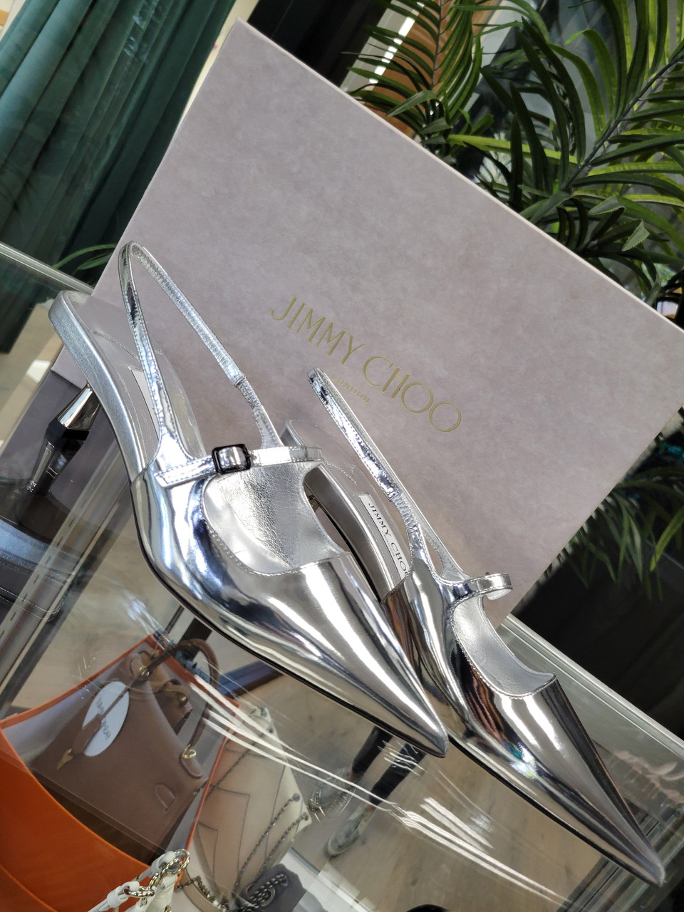 Jimmy Choo シルバー ハイヒール 38 Verity 100 embellished leather sandals in silver - Jimmy Choo