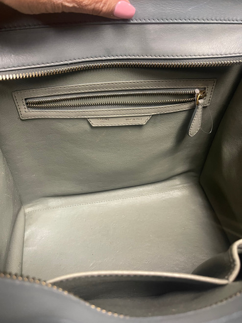 Celine micro luggage handbag