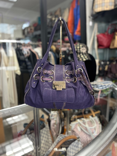 Jimmy Choo purple handbag