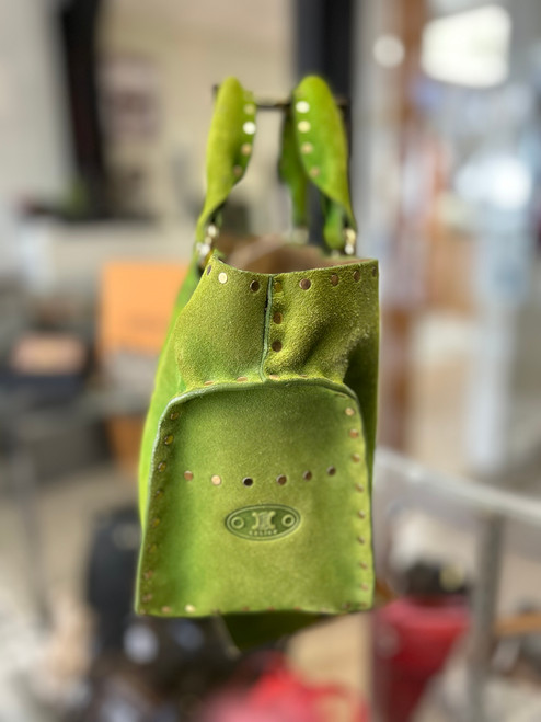 Celine lime green handbag