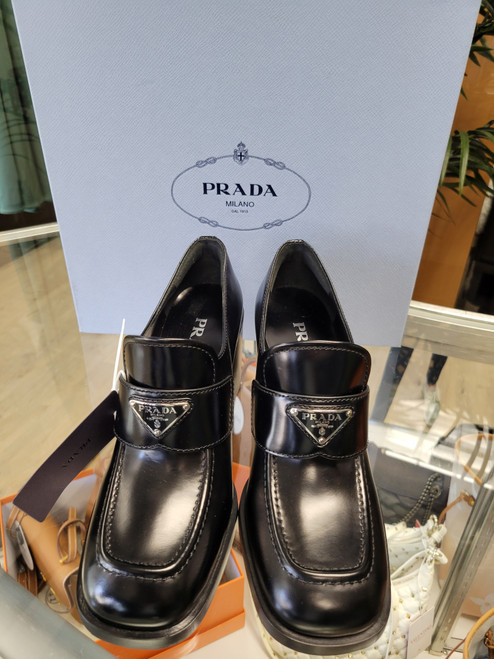 Prada  Loafers Black Size 40