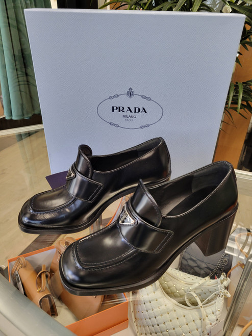 Prada  Loafers Black Size 40