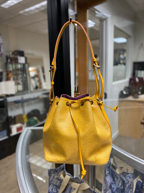 Louis Vuitton yellow EPI petit