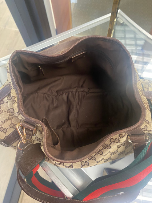 Gucci logo tote shoulder bag