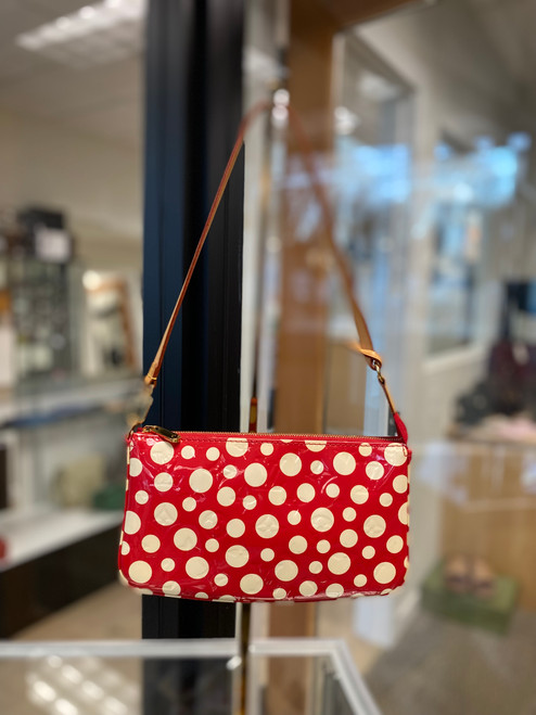 Louis Vuitton patent dots bag