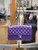 Chanel  lambskin purple crossbody